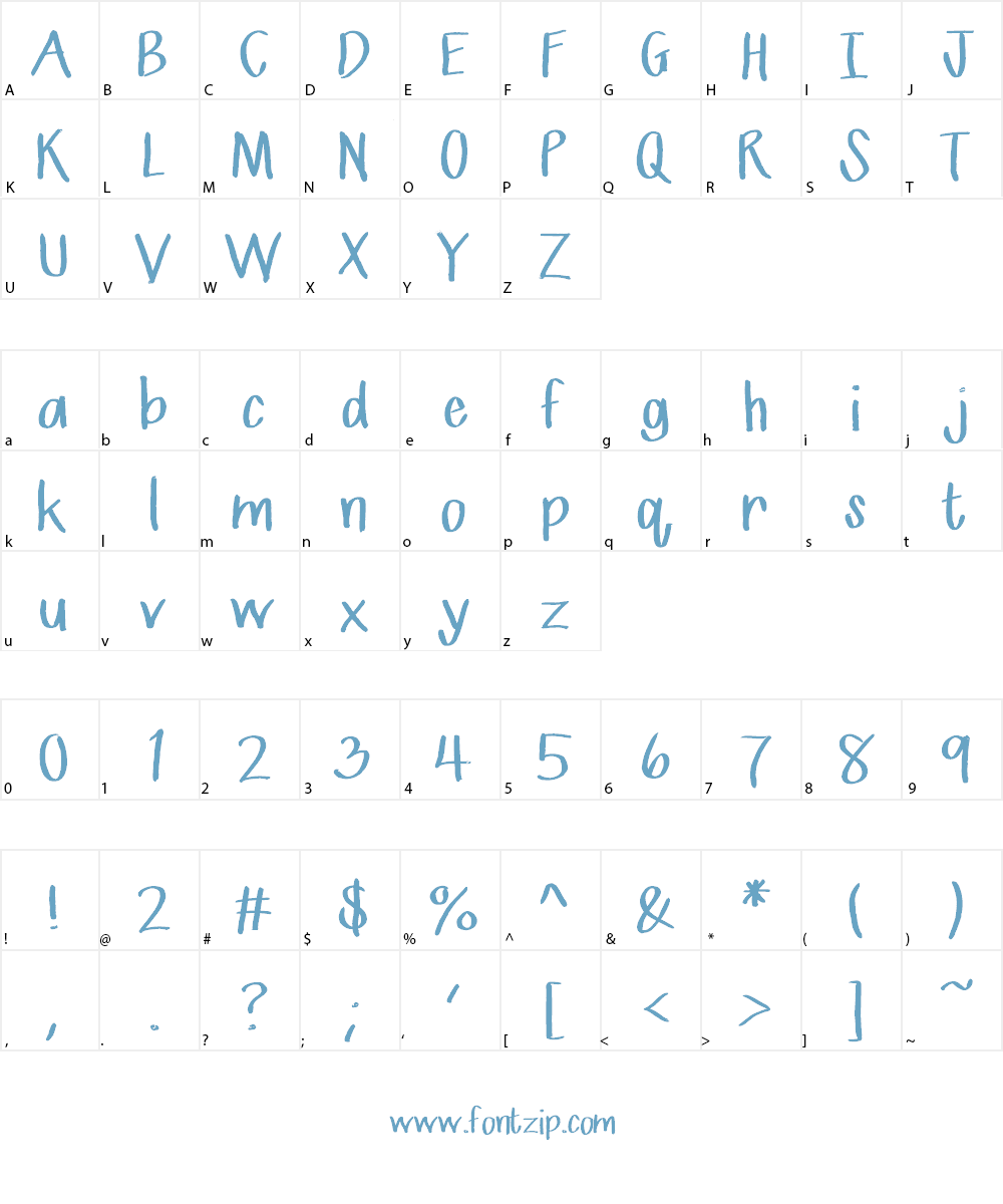MrsKate Font Character